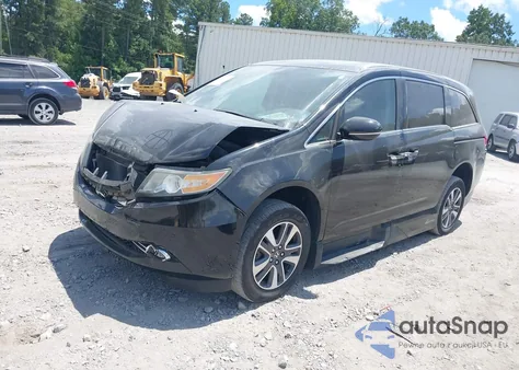 2014 Honda Odyssey Touring/Touring Elite from USA, damaged, VIN 5FNRL5H98EB015739